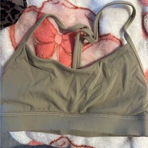 Lululemon Athletica Khaki Sports Bra